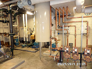 Valwest Construction: Marine Corps Air Station Yuma, Arizona: Building 722 - Drain Back Tank with Copper