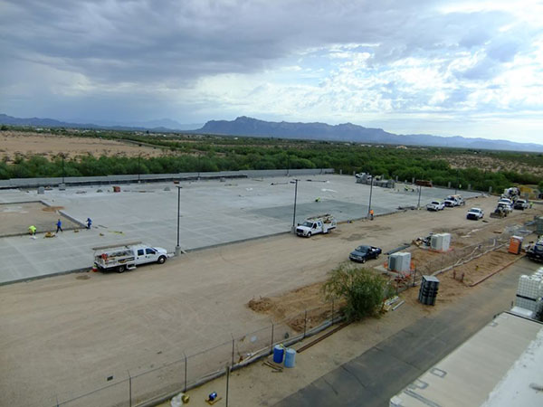 Valwest Construction: Fujifilm – Isotainer Parking