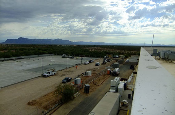 Valwest Construction: Fujifilm – Isotainer Parking